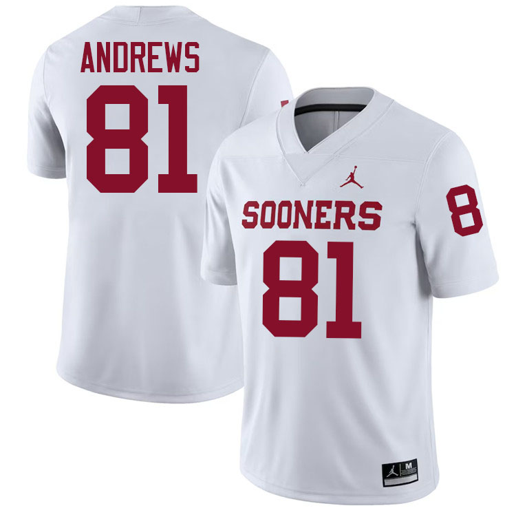 Mark Andrews Oklahoma Sooners Jersey,Oklahoma Sooners Football Uniforms,Jersey-White